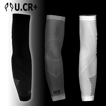 U.CR+ 透氣無縫機能袖套 (防曬UV、網狀透氣、單車、登山、路跑、馬拉松、高爾夫、球類等運動適用)