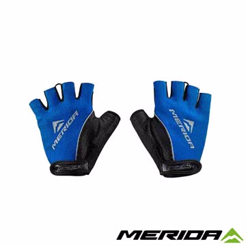 MERIDA 美利達短指手套-黑藍