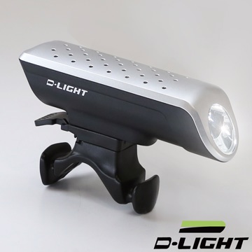 D-LIGHT 光學聚焦0.5 Watt LED 自行車前燈 (銀)