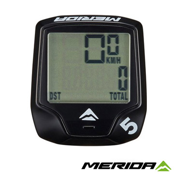 《MERIDA》美利達 2133001086 有線碼表 5功能 黑