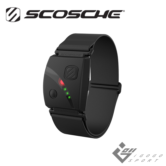 Scosche Rhythm24 手臂式心跳帶(黑色)+1more Piston Fit E1009 活塞耳機風尚版 (鈦黑灰色)