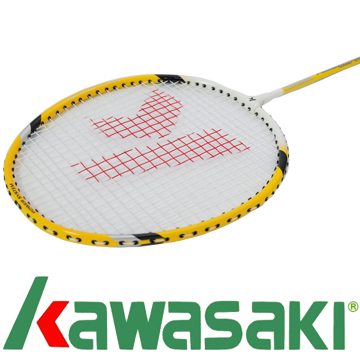 Kawasaki Power Impact 300 鋁合金羽球拍-黃