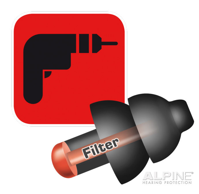 Jual Alpine WorkSafe top working hearing protection earplugs di Seller