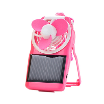 SOLAR POWER FAN COOL 炫 太陽能轉彎風扇 (USB適用/粉紅色)