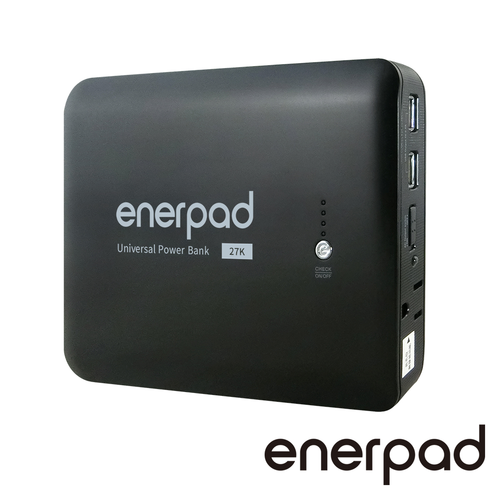 enerpad 攜帶式直流電 / 交流電行動電源 AC27KBK