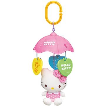 樂雅Toyroyal - HELLO KITTY 小傘造型推車掛飾