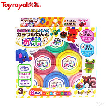 日本《樂雅 Toyroyal》米黏土系列-8色
