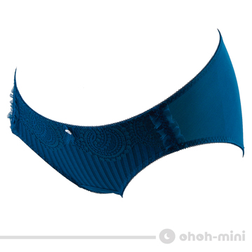 【ohoh-mini 孕婦裝 】美肌Bra。水潤白保濕纖維孕婦低腰內褲-深藍色