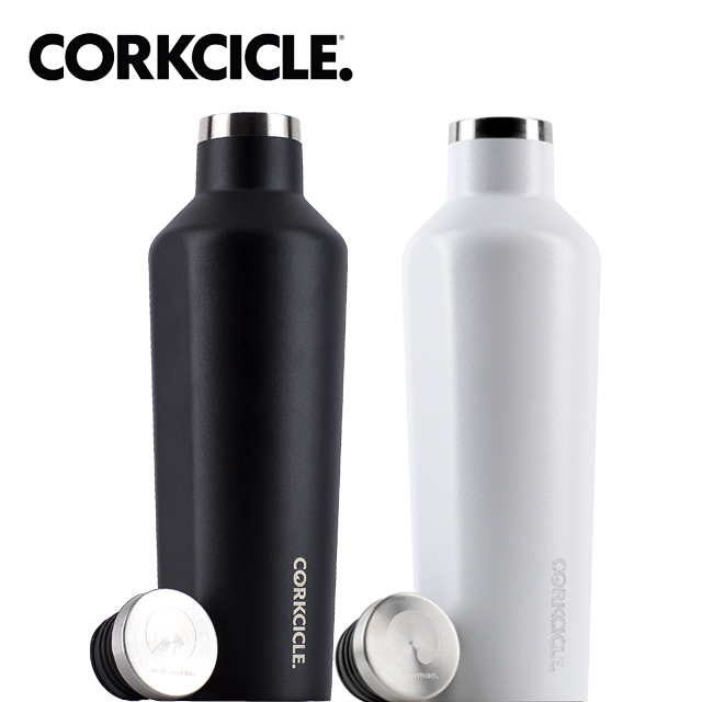 CORKCICLE 酷仕客Waterman戶外系列易口瓶470ml-2入(消光白)+(消光黑)