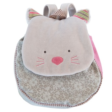 【安垛小姐】法國 Moulin Roty 帕奇灰背包 H 29cm