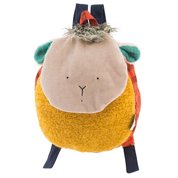 【安垛小姐】法國 Moulin Roty 齊格羊背包 (H 29 cm)