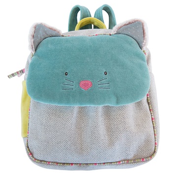 【安垛小姐】法國 Moulin Roty 帕奇藍背包 H 29cm