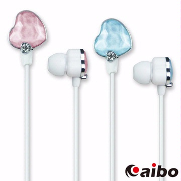 aibo ECHO 繽紛時尚鑽石耳機(愛心版)