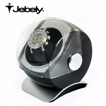 【Jebely手錶自動上鍊盒】【大錶專用】 碳纖維紋 單只裝 WATCH WINDER 動力儲存盒