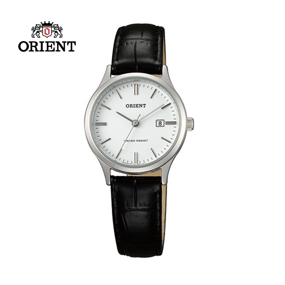 ORIENT 東方錶 TRADITIONAL STYLE系列 復古石英錶 皮帶款 白色 FSZ3N004W - 28mm