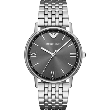 Emporio Armani Dress 亞曼尼爵士男錶-灰/41mm AR11068