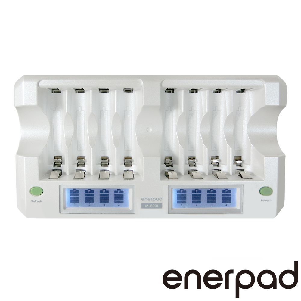 可傑- 全新 enerpad 鎳氫電池充電器(LCD快速型)new M800L