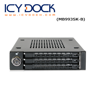 ICY DOCK 全金屬 三層式 2.5” SATA HDD & SSD 轉一3.5 裝置空間 硬碟抽取盒