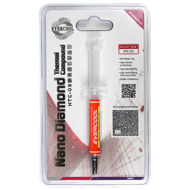 Jual (EVERCOOL)EVERCOOL Nano Diamond Thermal Paste 5g di Seller ...