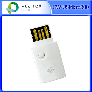 PCI IEEE 802.11n mini無線USB無線網路卡(GW-USMicro300)