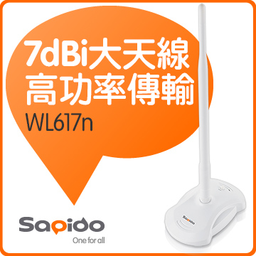 ★快速到貨★ Sapido WL617n 30dBm超高功率無線網卡