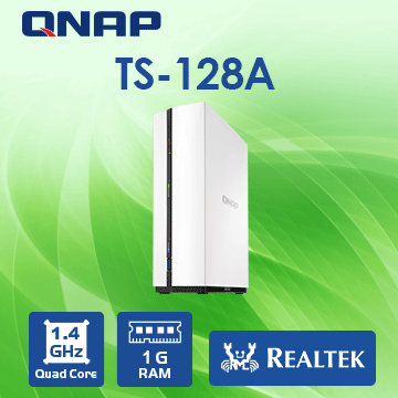 QNAP 威聯通 TS-128A 1Bay NAS(不含硬碟)