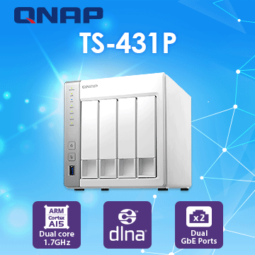 QNAP 威聯通 TS-431P 4-Bay NAS