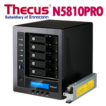 色卡司 Thecus N5810PRO 5Bay NAS 網路儲存設備