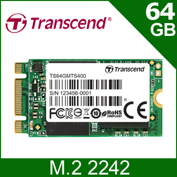 創見MTS-400 256GB M.2 2242 SATA SSD 固態硬碟