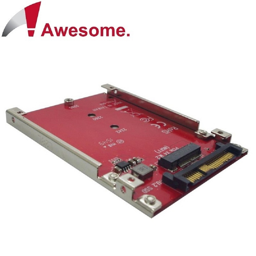 Awesome M.2 SSD 轉 U.2 2.5 吋 NVMe SSD 轉接盒-AWD-DT-132