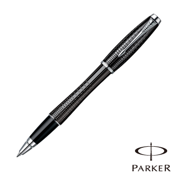 PARKER 派克 URBAN 都會時尚 格紋烏木黑 鋼珠筆