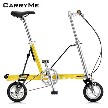 CarryMe SD 8吋單速鋁合金折疊車-檸檬黃