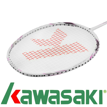 Kawasaki 日本高剛性碳纖維專業羽拍-紫