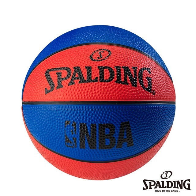 SPALDING 斯伯丁 NBA NO.1 迷你小球 藍/紅 籃球