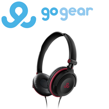 GoGear GHP3600 折疊式輕型頭戴式耳機 黑