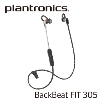 繽特力 Plantronics BackBeat FIT 305 運動無線藍牙耳機 煙波灰/黑