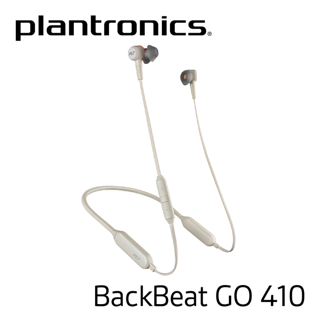 繽特力 Plantronics BackBeat GO 410 主動降噪藍牙音樂耳機 象牙白