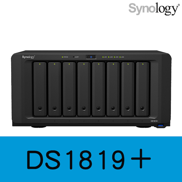 Synology群暉 DS1819+ (8GB) 8Bay NAS 網路儲存伺服器