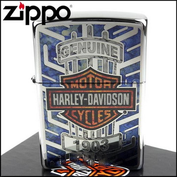 【ZIPPO】美系-哈雷-Harley-Davidson-Logo圖案設計打火機