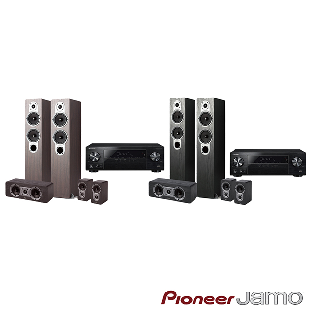 【Pioneer x Jamo 】五聲道家庭劇院VSX-531+S426HCS