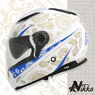 【Nikko N802#8】全罩│內襯全可拆│內置墨片│空氣風洞散熱設計│內置鼻罩│台灣製造