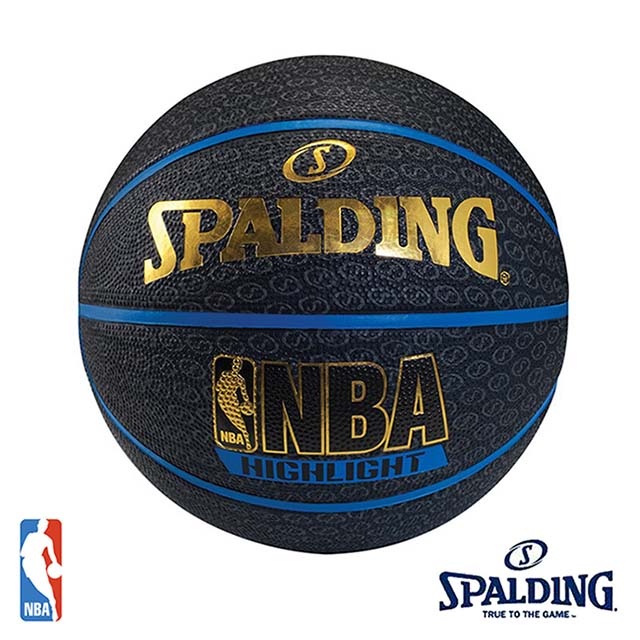 SPALDING NBA Highlight Rubber 藍邊 籃球SPA73902