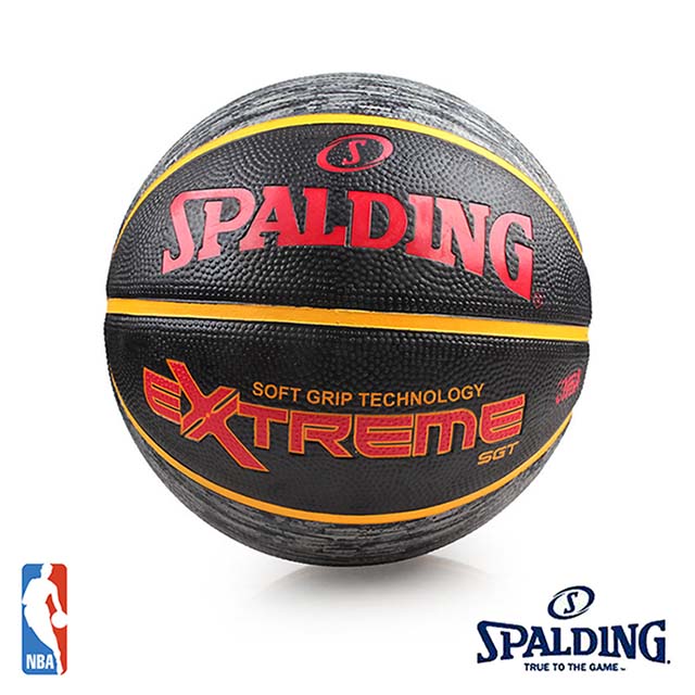 SPALDING 斯伯丁 SGT 深溝柔軟膠 #7 繽紛紅 籃球 SPA83500