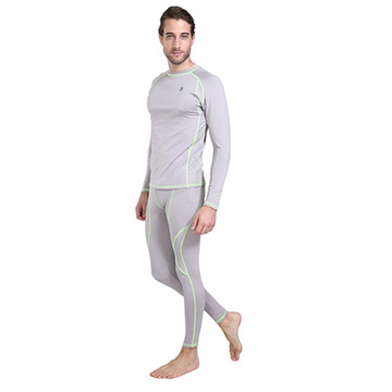 PUSH!機能面料POLARWARM+萊卡完美比例運動保暖長袖內衣褲衛生衣褲圓領男款