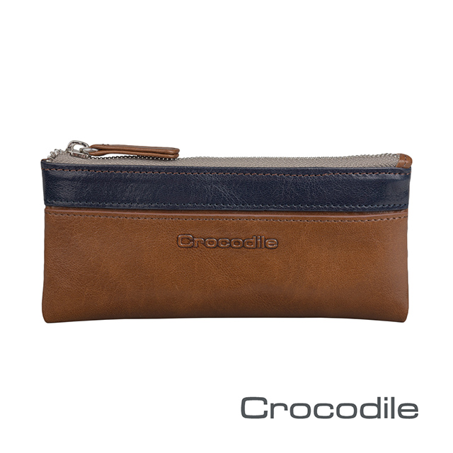 【Crocodile】Naturale系列Easy輕巧零錢包 0103-08103-02(義大利真皮皮革)