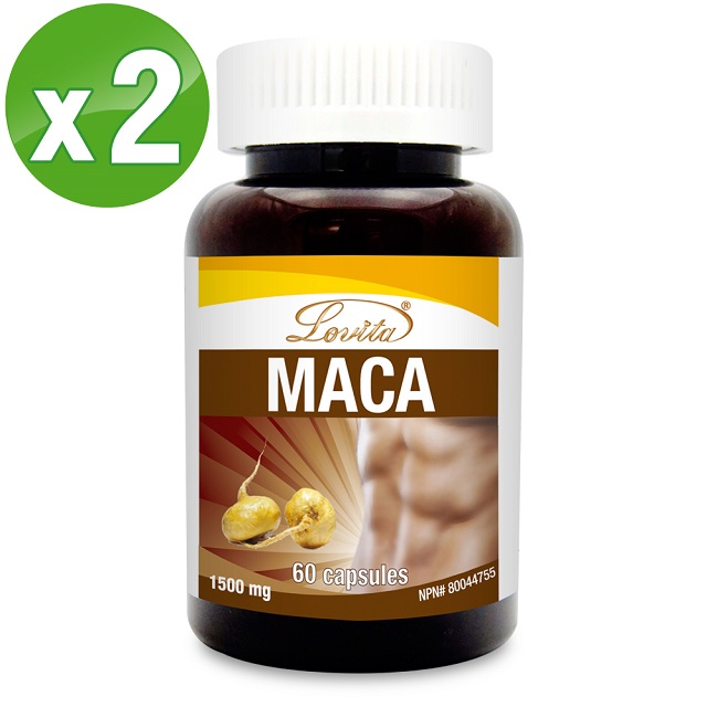 【Lovita愛維他】高單位瑪卡膠囊1500mg(60顆)超值二入組