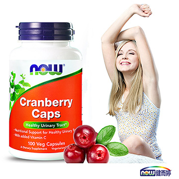 NOW健而婷-蔓越莓植物膠囊食品(100顆/瓶)