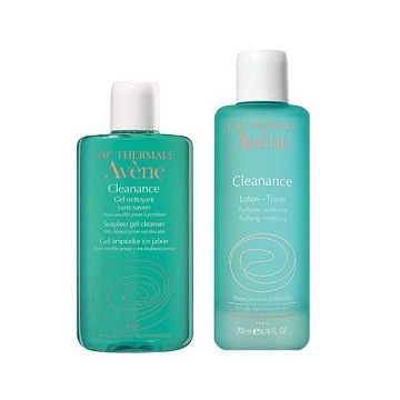 雅漾 清爽潔膚凝膠 200ml+ 抗痘控油化妝水 200ml