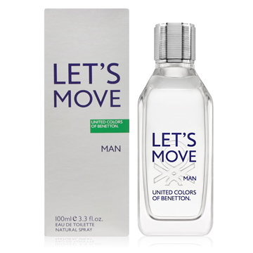 Benetton班尼頓 Lets Move動感男性淡香水100ml