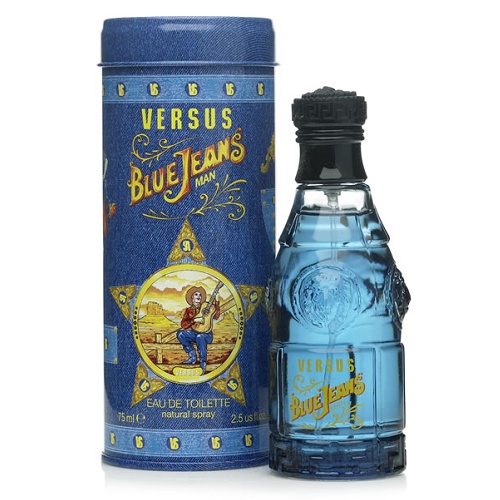 【VERSACE 凡賽斯】藍可樂男性淡香水 75ml
